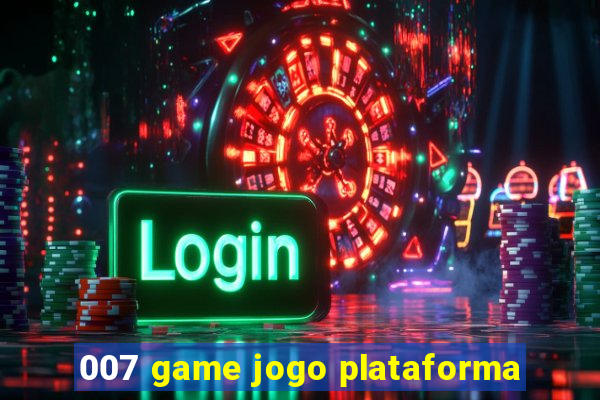 007 game jogo plataforma